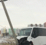 На объездной дороге Оренбурга маршрутка протаранила столб - Orenburg.Media