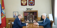 Врио губернатора Евгений Солнцев встретился с главой «Россети Волга» - Правительство Оренбургской области