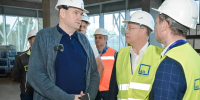 Евгений Солнцев проверил ход строительства нового здания аэропорта Оренбурга - Ria56.Ru
